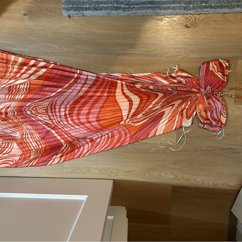Vibrant Abstract Maxi Dress